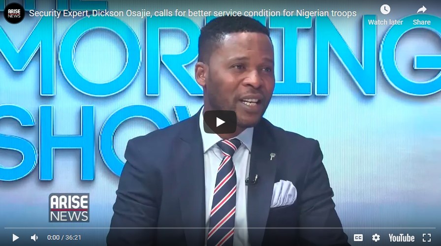 The morning Show: Dickson Osajie, calls for better service condition for Nigerian troops